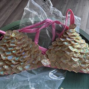 Finfolk Pink Mythic  scales Top medium